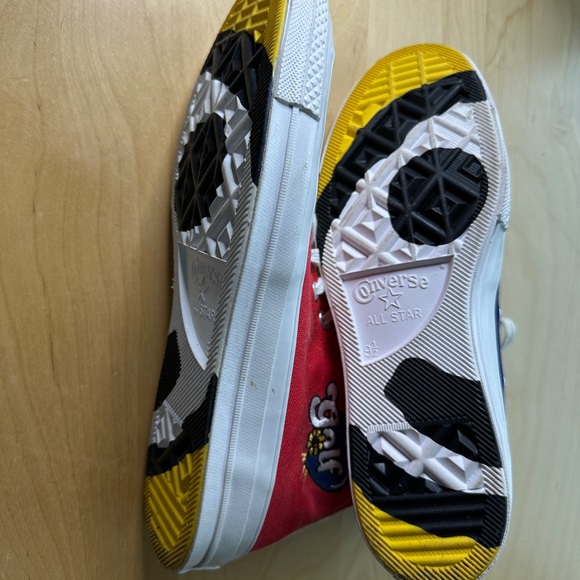 Converse Golf Wang Red and Black High-Top Sneakers 70th edition Unisex - Picture 5 of 6